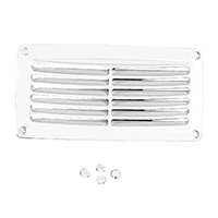 lalizas 47065 Ventilation Shaft Grilles Cover, 206x105,4x16mm, White
