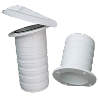 lalizas 47088 Thru-Hull System w/Flap, for Hose Ø79mm, White