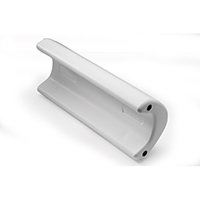 lalizas 472461 OCEAN Solid Fender PVM1, White