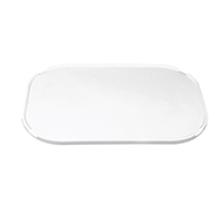lalizas 49722 Table Top Rectangular, Polyethylene 500x700mm, White