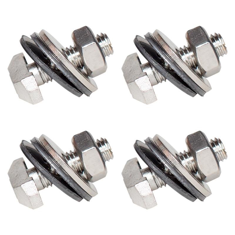 OCEAN Stainless Steel T bolt Screw 4 pcs