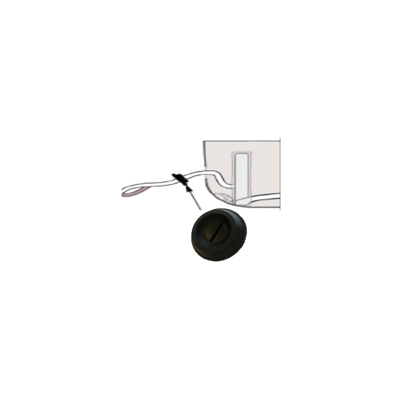 lalizas 500752 Rubber Punched Plug For Rectangular Container