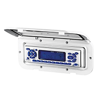 lalizas 50281 Case Cover f/ Radio/CD, 110x235mm, White