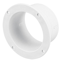 lalizas 51070 Ventilator Connector, Straight, Ø102mm, White