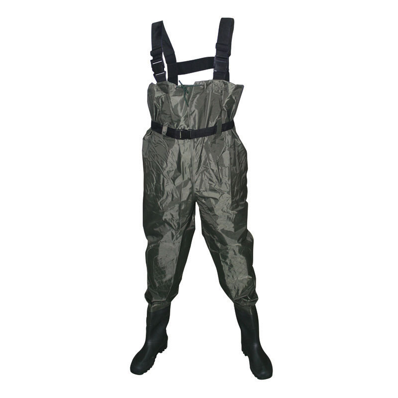 Fishing Waders Green color PVC, Boot size 41