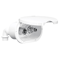 lalizas 54611 Case w/Water Inlet/Outlet, Str. Conn. w/Lid, White