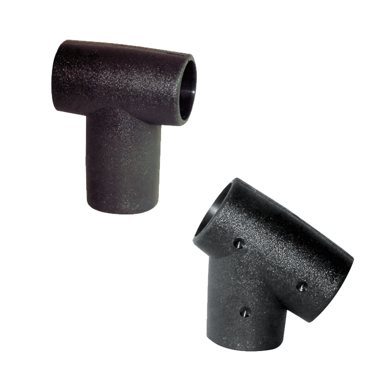 T-Fitting, 90°, for Rails Ø22mm, Black