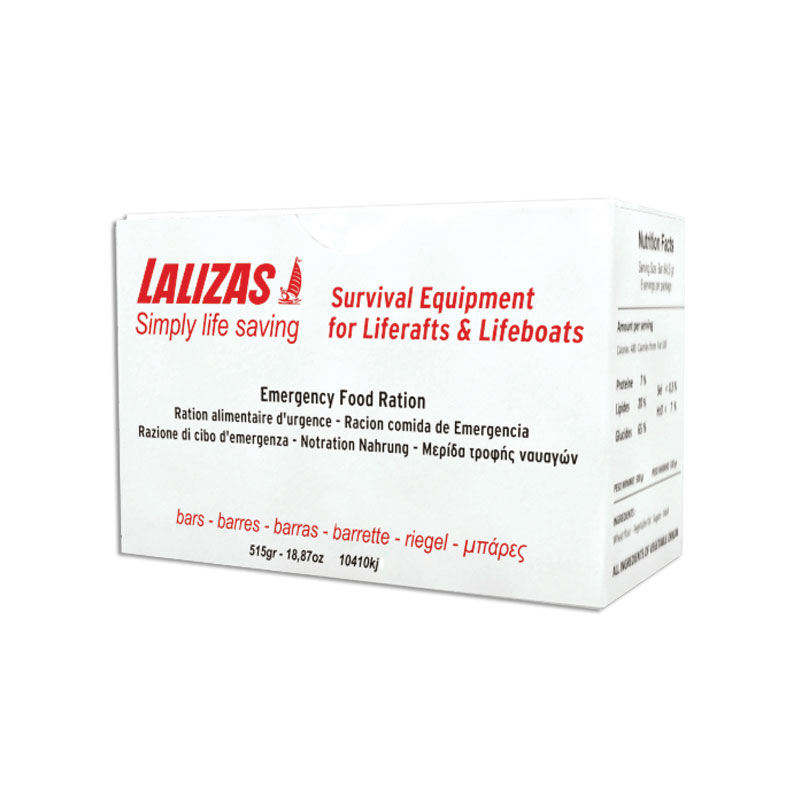 lalizas 57070 LALIZAS Emergency Liferaft Food Ration 0,5 kg, 2503 kcal