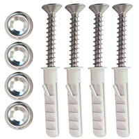 lalizas 59039 Wall Mounting Kit,for Lifebuoy Ring Container