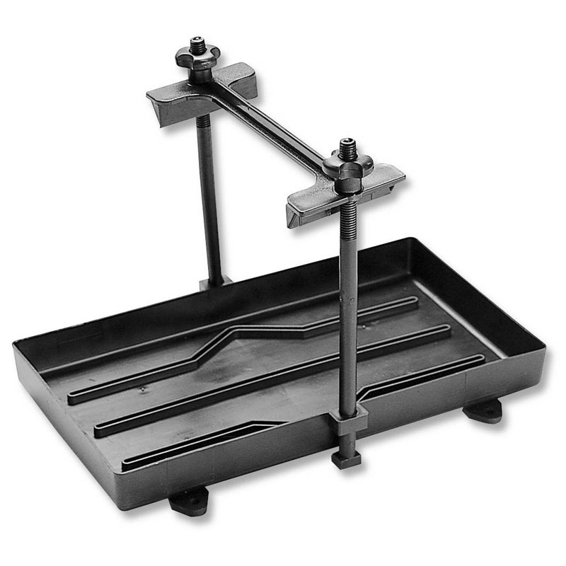 Battery holder tray,with plastic clamp, 280x178mm