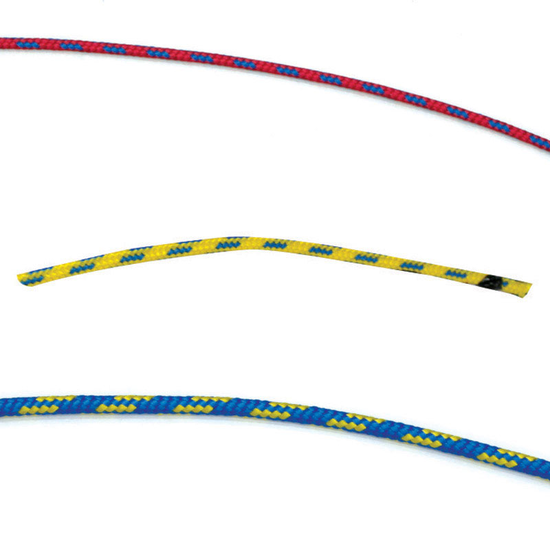 CABO Superline Braided, Dyneema 100%, Diameter 2mm, yellow/black-white