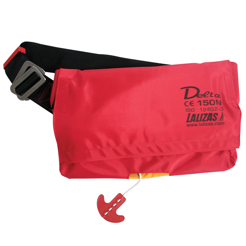 Delta Infl.Lifejacket, Belt-Pack, Manual, 150N, ISO, Adult