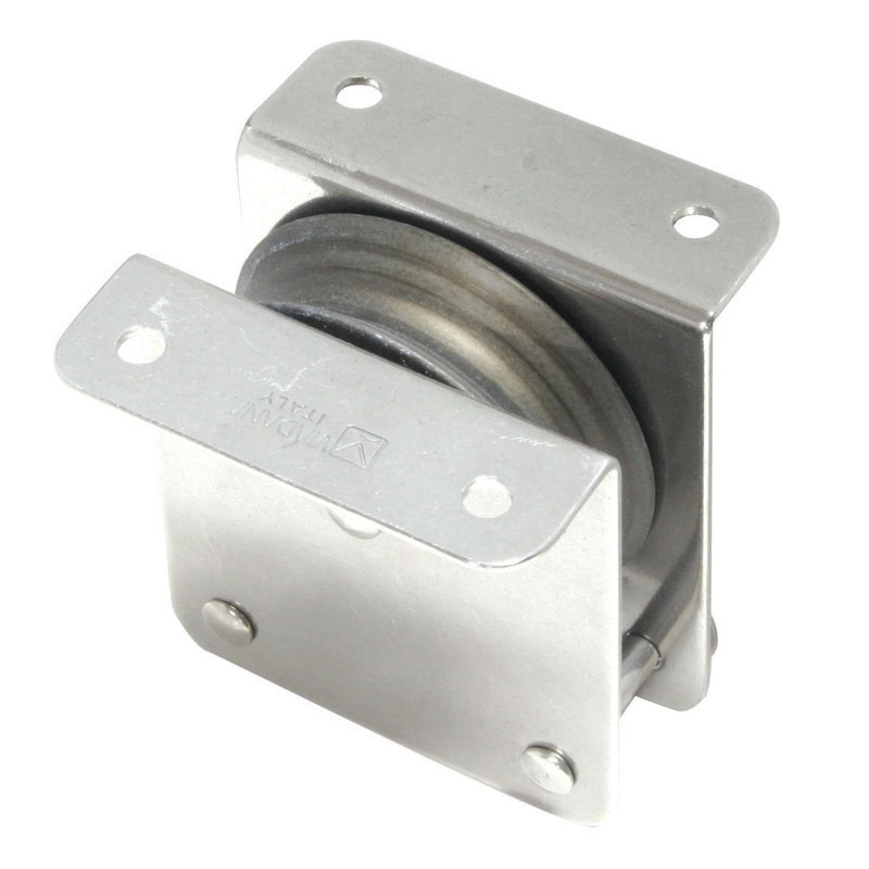 Single sheave box, washer diam. 34mm, wire diam. 5mm