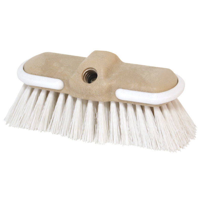 Boat scrub brush 'Flow Thru', H: 5cm - white