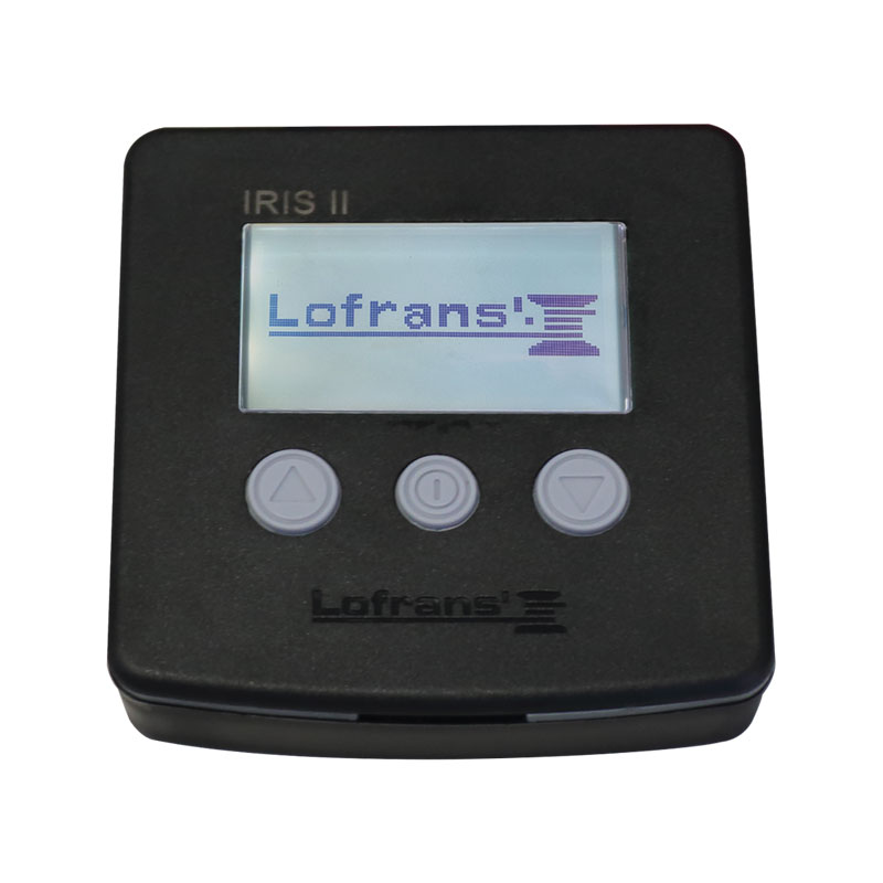 lalizas 600117 PANEL CHAINCOUNTER IRIS II, BLACK