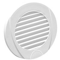 lalizas 60071 Ventilation Shaft Grilles Cover, Ø102mm, White