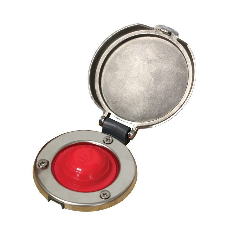 lalizas 636074 Lofrans' Footswitch, Inox, w/red button