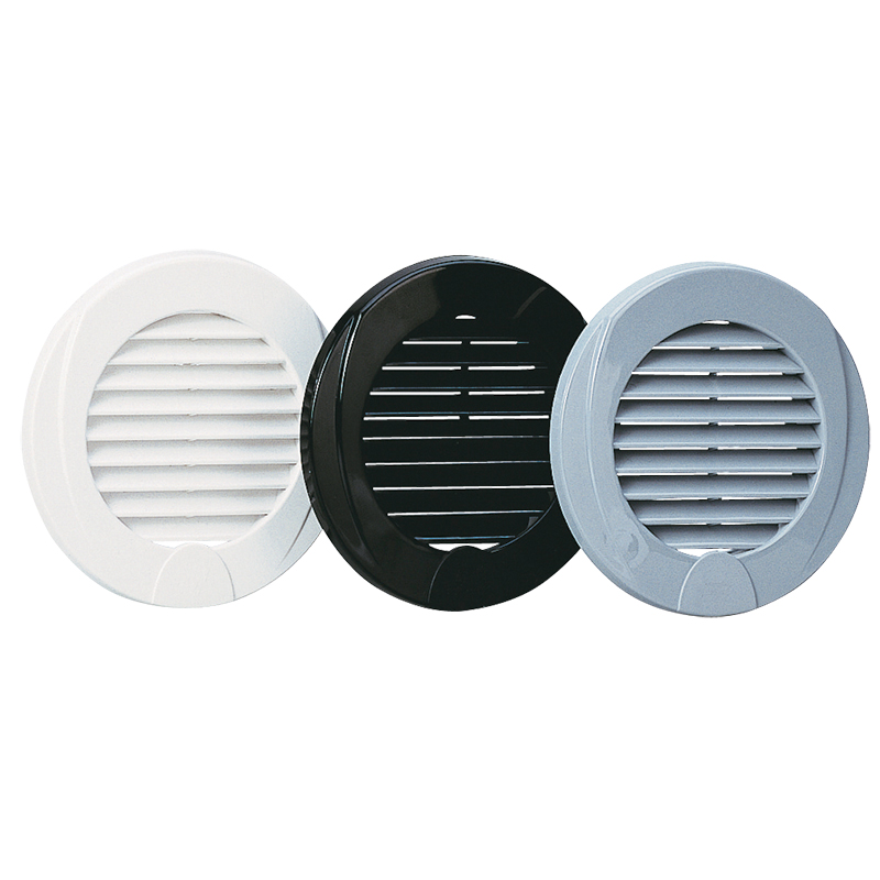 Ventilation Shaft Grilles Cover, Ø76mm, White