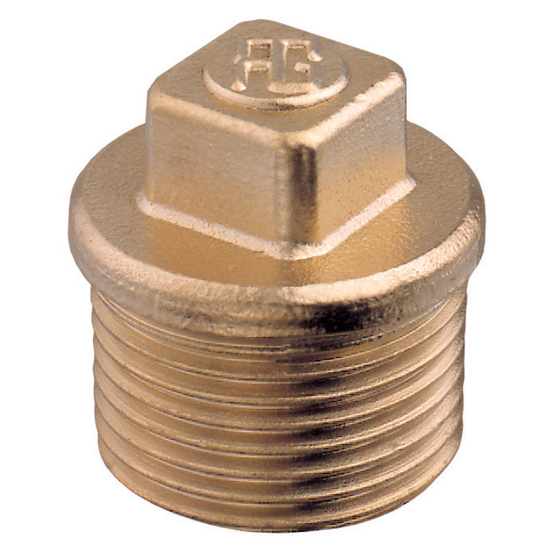 Male Plug, Brass, 1''