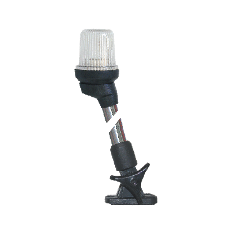 Pole Light, Folding  23cm, with black housing