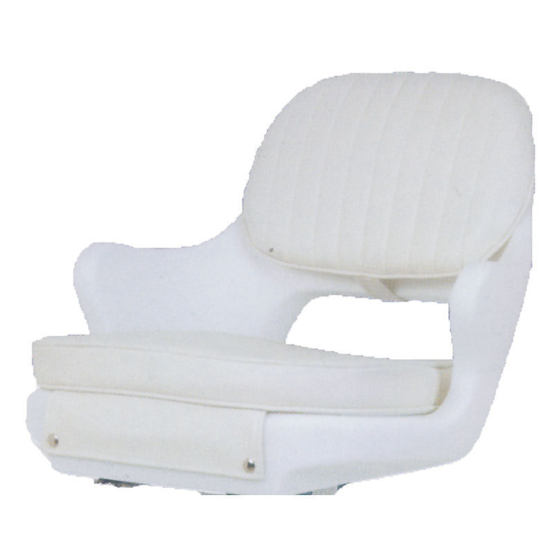 Yachtsman chair, w/ cushion white, Springfield