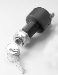 Ignition Switch, Nickel-plated Brass, 3 Positions