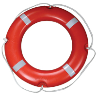 lalizas 70090 LALIZAS Lifebuoy Ring SOLAS/MED-MER, w/Retroreflect.Tape, Ø73cm, 2.5Kg