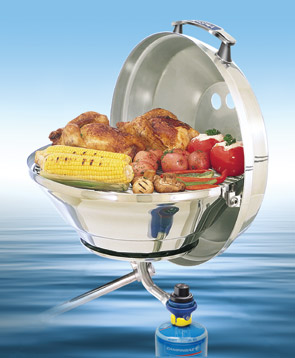 lalizas 70114 Gas Grill, ''Marine Kettle'', Inox