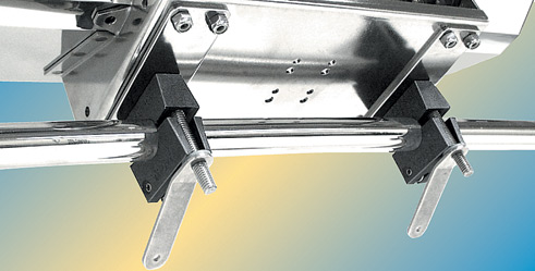 lalizas 70120 Dual horizontal round rail 22-25 mm