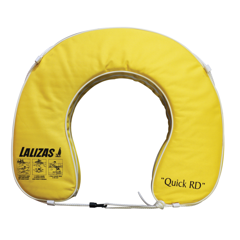 lalizas 70162 Horseshoe Lifebuoy ''Quick RD'', 142N, yellow