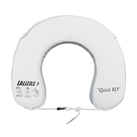 lalizas 70165 Horseshoe Lifebuoy ''Quick RD'', 142N, white