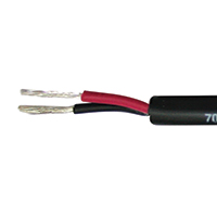 lalizas 70368 Marine Cable, Twin core, Tinned, 2x1,5mm2, black