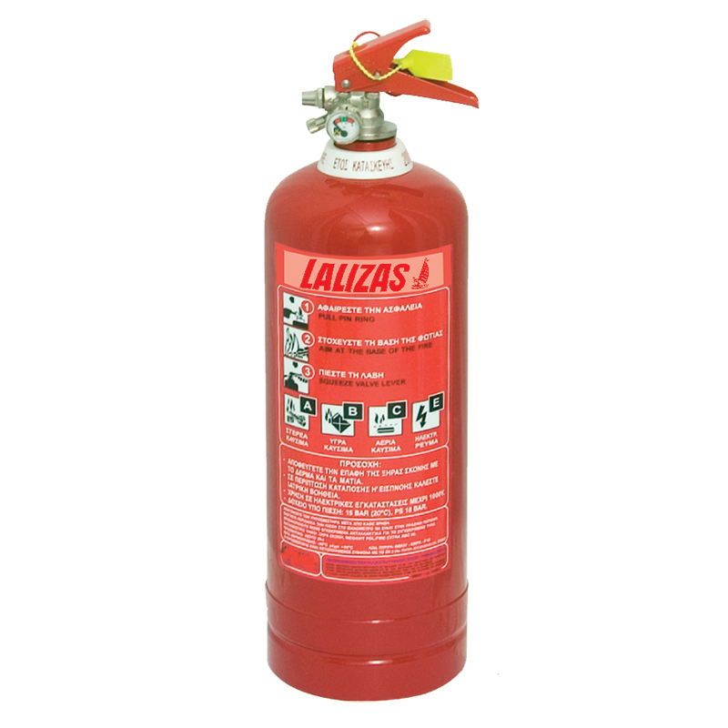 lalizas 70445 Fire Extinguisher Dry Powder 3kg