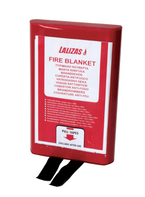 lalizas 70448 LALIZAS Fire Blanket 100x100cm in a PVC case