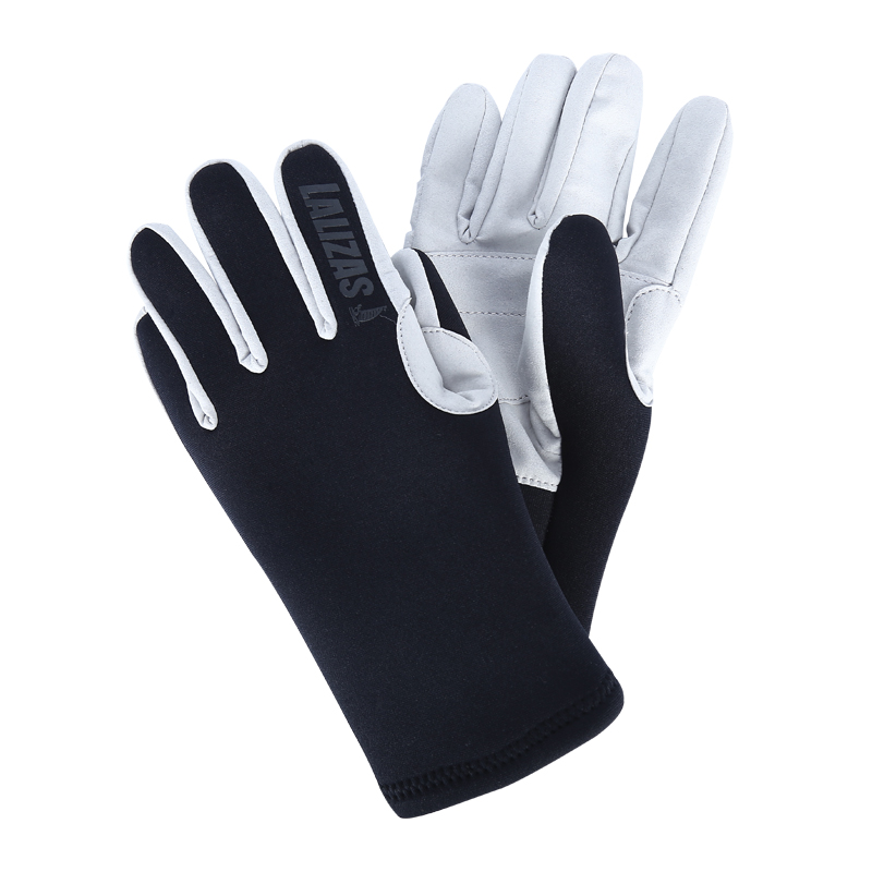lalizas 70569 Full finger Neoprene Gloves,2mm, black - XXS