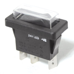 lalizas 70588 Switch Panel Key, MON-OFF (2 Positions), 2 Pins, 12V/24V