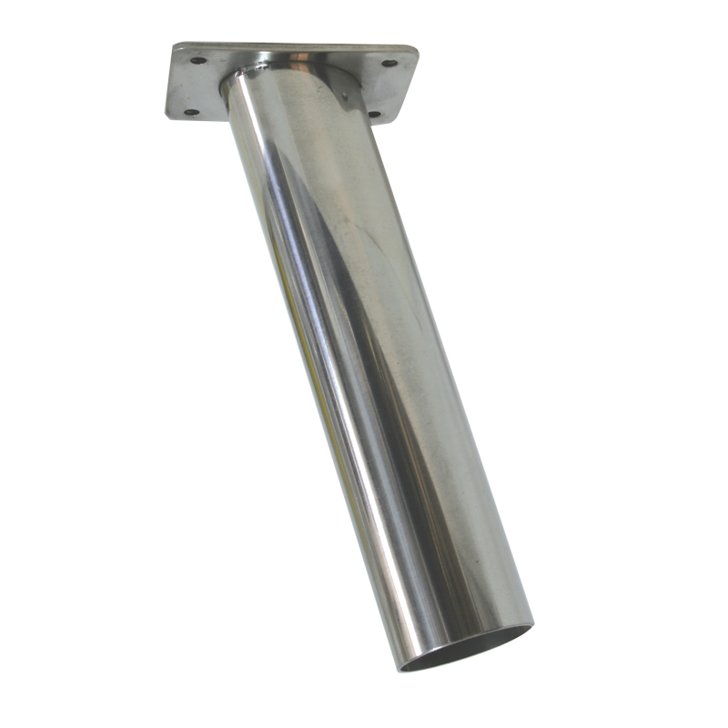 lalizas 70666 Fishing Rod Holder (Deck type), Inox 316, L232mm, W51mm,  ø44,5mm