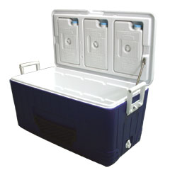 lalizas 70989 Isothermic Cooler ''SeaCool'',w/ ice caps, 80lt