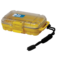 lalizas 71189 Unbreakable case, Sea Shell 132x100x40mm, waterproof, yellow