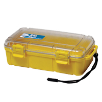 lalizas 71197 Unbreakable case, Sea Shell 224x130x70mm, waterproof, yellow