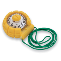 lalizas 71207 Hand Bearing Compass SportAbout X-11 w/ Sialum Slot, Yellow