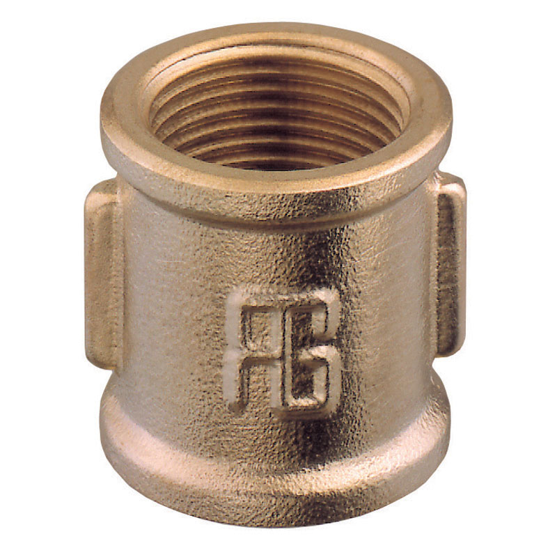 Straight Coupling, Brass 1/4''