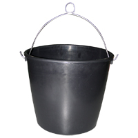 lalizas 72059 Marine bucket,7,5L,rubber,black