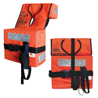 Lalizasmediasupply 72214 LALIZAS Foam Folding Lifejacket Compact, SOLAS/MED-MER, Adult, Orange