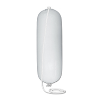 lalizas 72266 OCEAN Fender Center Hole, CH0, 10 x 30, white with rope