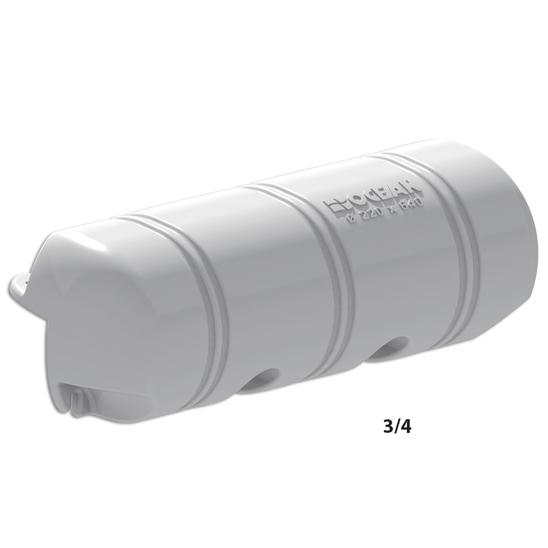 lalizas 72346 OCEAN Dock Fender 220x640, 3/4,white