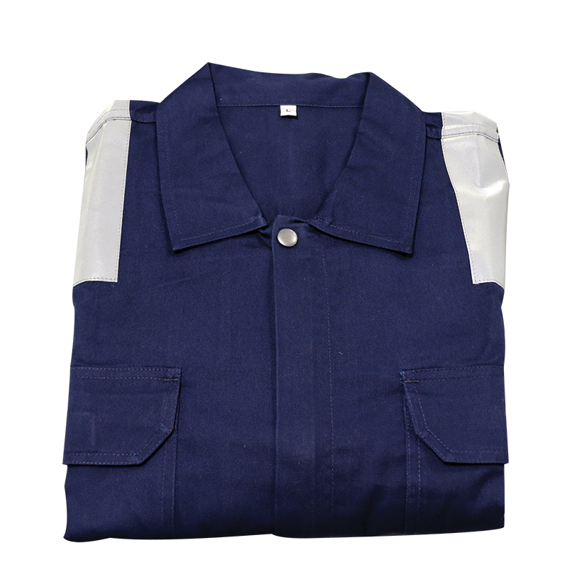 lalizas 72644 Workwear coverall, navy blue, cotton 200gsm, size Small