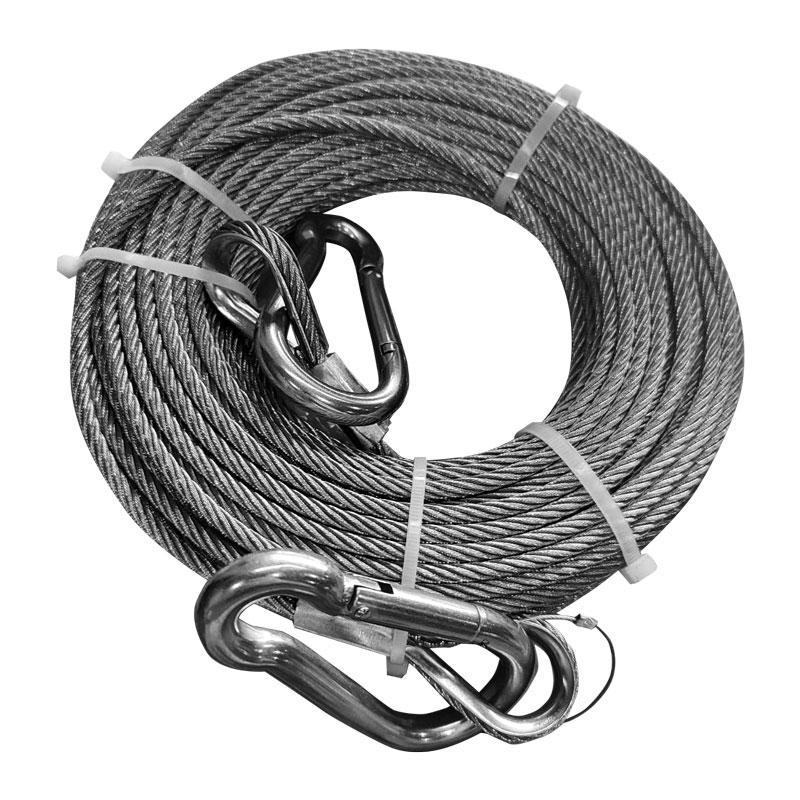 lalizas 72707 Lifeline, fireproof with hook, 5mmx30m,SOLAS/MED