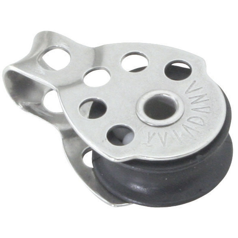 Single ball bearing block, Diam. 25mm, Diam. 8mm