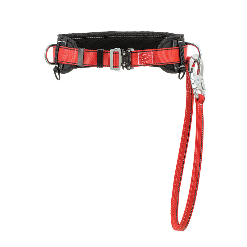 lalizas 74583 Fireman Belt, with Restraint Lanyard, M-XL (85-120cm), EN358, CE